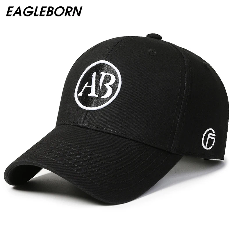 New High Quality Men Baseball Cap Embroidered AB Letters Baseball Cap Women Sun Visor 100% Cotton Caps Kpop Fashion Baseball Cap
New High Quality Men Baseball Cap Embroidered AB Letters Baseball Cap Women Sun Visor 100% Cotton Caps Kpop Fashion Baseball Cap