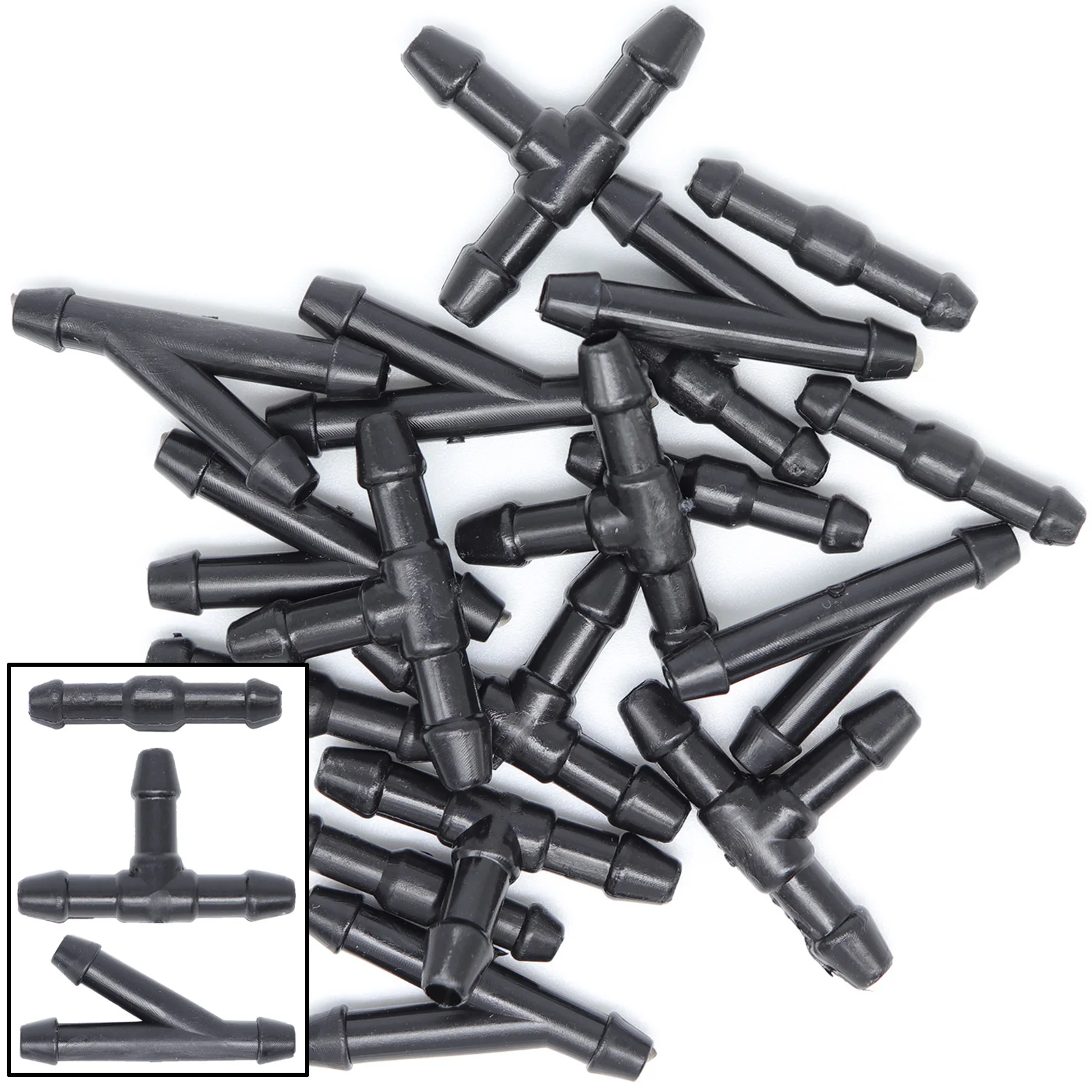 Front Windshield Windscreen Wiper Water Petrol Washer Spray Jet Nozzles Tube Connector T Straight Tee 3 Way Y Piece Universal
Front Windshield Windscreen Wiper Water Petrol Washer Spray Jet Nozzles Tube Connector T Straight Tee 3 Way Y Piece Universal