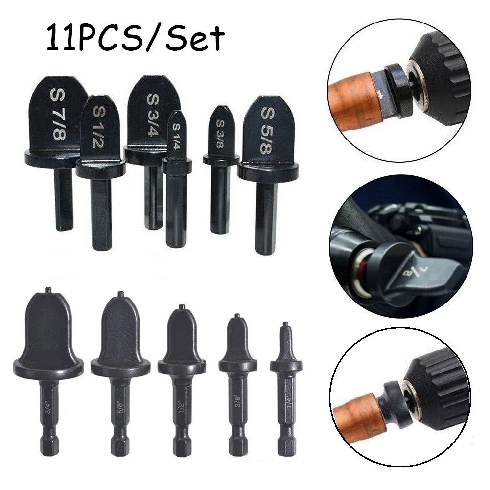 11pcs Hex Shank Expander Imperial Tube Pipe Expander Support For Air Conditioner Conditioning Swaging Rotary Tool Set
11pcs Hex Shank Expander Imperial Tube Pipe Expander Support For Air Conditioner Conditioning Swaging Rotary Tool Set