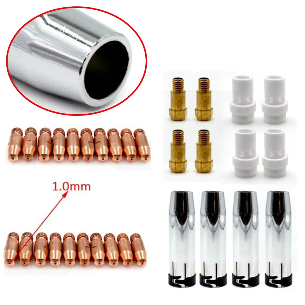 Welding Torch Consumables MIG Welding Contact Tip Holder Conical Nozzle Gas Diffuser For Binzel Welding Accessories
Welding Torch Consumables MIG Welding Contact Tip Holder Conical Nozzle Gas Diffuser For Binzel Welding Accessories