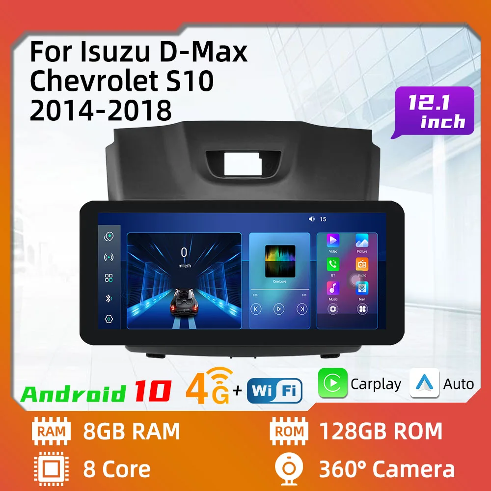 2 Din Android Car Radio for Chevrolet S10 Isuzu DMAX D-Max 2014-2018 GPS Navigation Stereo Multimedia Player Autoradio Head Unit
2 Din Android Car Radio for Chevrolet S10 Isuzu DMAX D-Max 2014-2018 GPS Navigation Stereo Multimedia Player Autoradio Head Unit