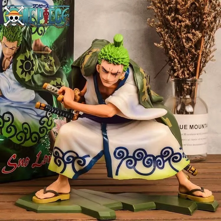 16cm Anime One Piece Figure Battle Version Zoro Kimono Battou Zoro Three Sword Flow Figure Model Ornament Toy For Kid's Gift
16cm Anime One Piece Figure Battle Version Zoro Kimono Battou Zoro Three Sword Flow Figure Model Ornament Toy For Kid's Gift
