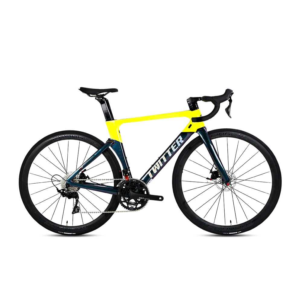 2022 TWITTER Full Color Bicycle AURORA 105 R7000-22 Speed T800 Carbon Fiber Road Bike Disc Brake 700×25C велосипед gravel bike
2022 TWITTER Full Color Bicycle AURORA 105 R7000-22 Speed T800 Carbon Fiber Road Bike Disc Brake 700×25C велосипед gravel bike