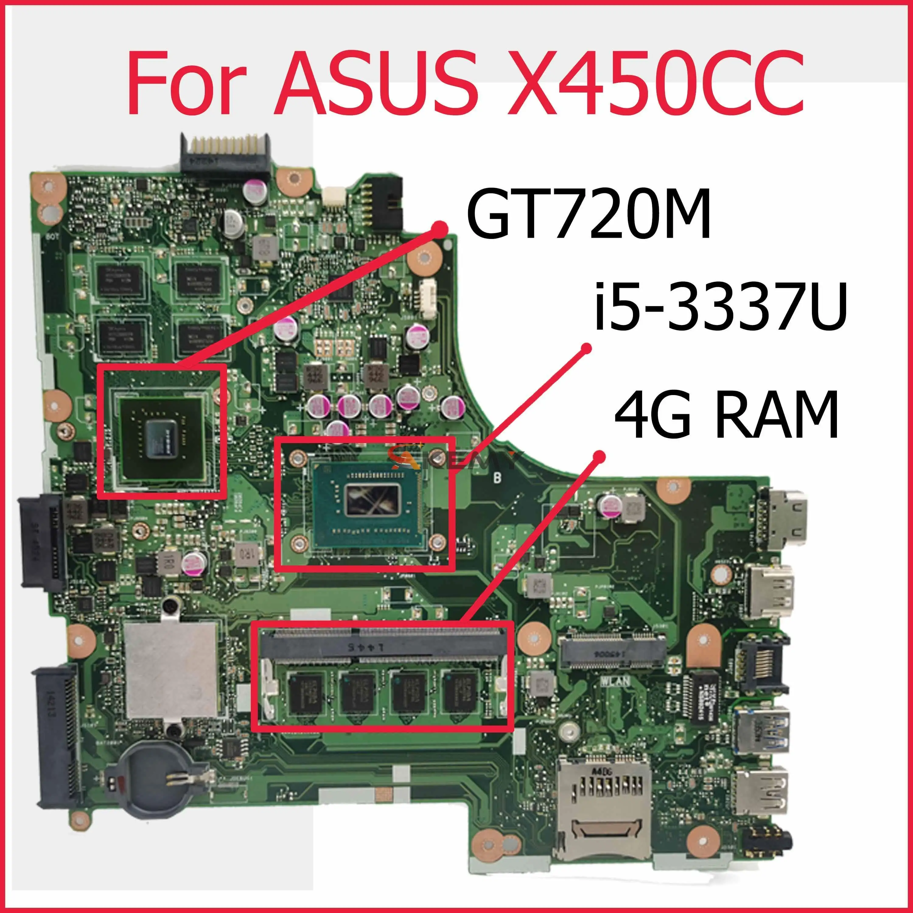 Материнская плата Akemy X450CC i5-3337CPU 4 Гб RAM GT720M/2G для ASUS A450C X450C X450CC X450CA X450, материнская плата ноутбука, тест 100% ОК
Материнская плата Akemy X450CC i5-3337CPU 4 Гб RAM GT720M/2G для ASUS A450C X450C X450CC X450CA X450, материнская плата ноутбука, тест 100% ОК