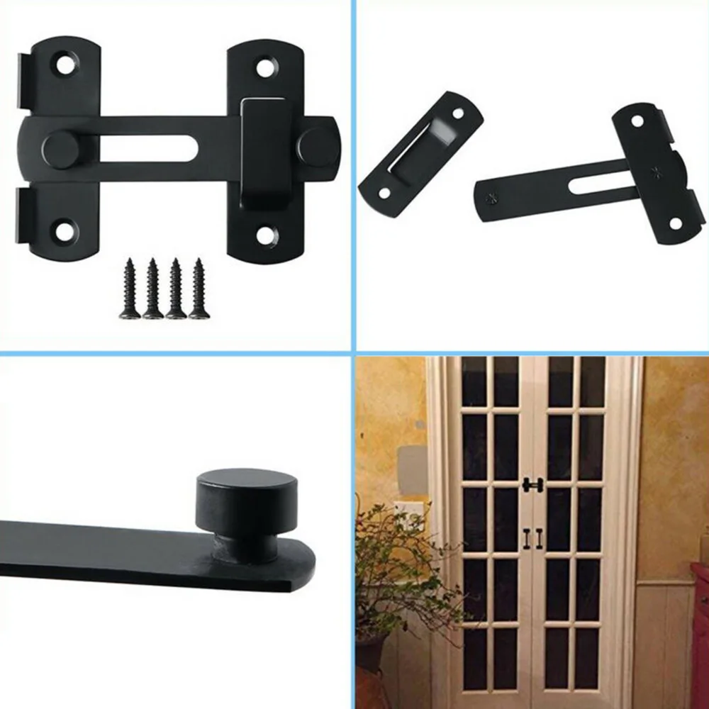 3-Layers Gate Latch Accessories Bolt Door Flip Latch Installation Latch Lock Matte Black Safety Screws Durable
3-Layers Gate Latch Accessories Bolt Door Flip Latch Installation Latch Lock Matte Black Safety Screws Durable