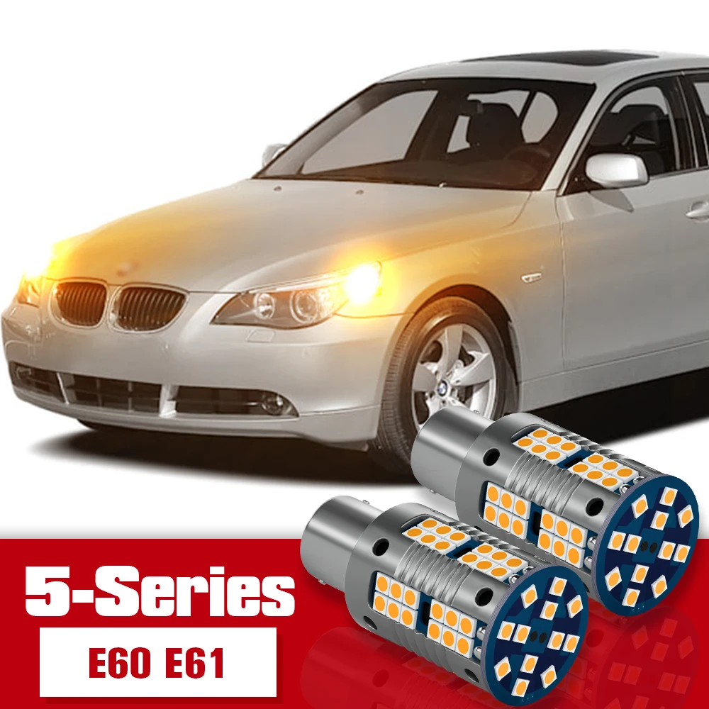 2pcs Turn Signal Light Accessories LED Bulb Lamp For BMW 5-Series E60 E61 2002 2003 2004 2005 2006 2007 2008 2009 2010
2pcs Turn Signal Light Accessories LED Bulb Lamp For BMW 5-Series E60 E61 2002 2003 2004 2005 2006 2007 2008 2009 2010
