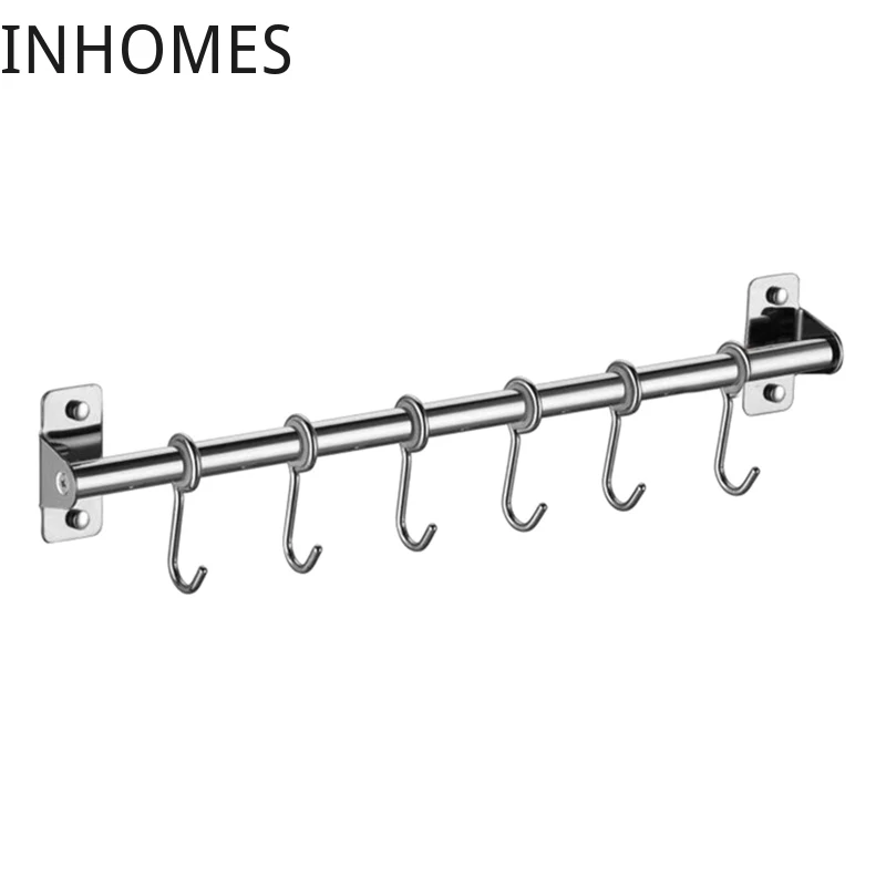 Wall Mounted Kitchen Utensil Rack Stainless Steel Spoon Scoop Hanging Storage Holder Pot Cabinet Shelf Bathroom Rail Organizer
Wall Mounted Kitchen Utensil Rack Stainless Steel Spoon Scoop Hanging Storage Holder Pot Cabinet Shelf Bathroom Rail Organizer