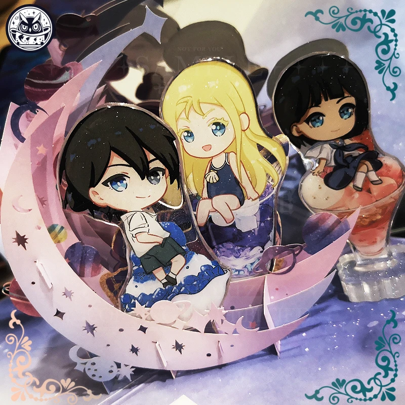 Anime Summer Time Rendering Kofune Mio Ajiro Shinpei Acrylic Drink Dessert BL Stand Model Desktop Decor Take Photo Props
Anime Summer Time Rendering Kofune Mio Ajiro Shinpei Acrylic Drink Dessert BL Stand Model Desktop Decor Take Photo Props