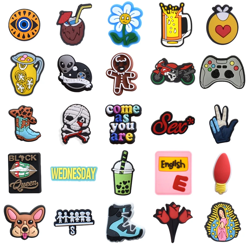 Para Pins Shoe Charms Girl Set Jeans Shoes Accessories Kids Wholesale Bulk Gifts Packs Decorations for Croc Men Boy Women Charm
Para Pins Shoe Charms Girl Set Jeans Shoes Accessories Kids Wholesale Bulk Gifts Packs Decorations for Croc Men Boy Women Charm