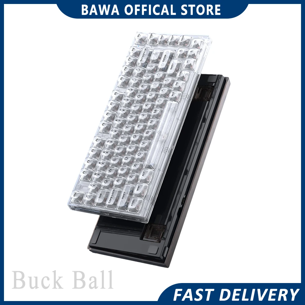 Xinmeng X75 Transparent Keyboard 82 Keys Tri Mode Bluetooth Wireless 2.4g Wired Gasket Rgb Backlight Keybgoard For Pc Man Gifts
Xinmeng X75 Transparent Keyboard 82 Keys Tri Mode Bluetooth Wireless 2.4g Wired Gasket Rgb Backlight Keybgoard For Pc Man Gifts