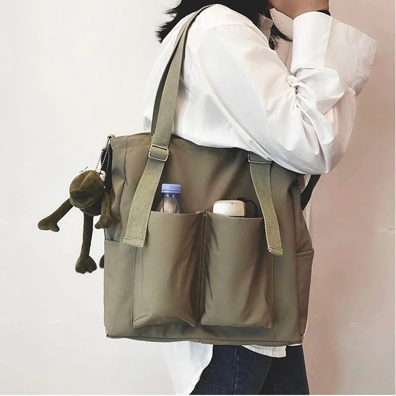 Women's Bag Shopper Simple Fashion Zipper Handbags Nylon Waterproof Solid Crossbody Large Capacity Tote Shoulder Bags For Women
Women's Bag Shopper Simple Fashion Zipper Handbags Nylon Waterproof Solid Crossbody Large Capacity Tote Shoulder Bags For Women
