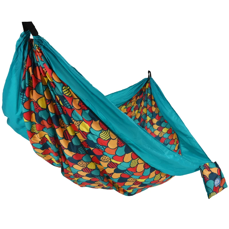 Nylon Portable Camping Travel Hammock, One Person Collage Play/Scales, Size 116" L x 59" W x .1"
Nylon Portable Camping Travel Hammock, One Person Collage Play/Scales, Size 116" L x 59" W x .1"
