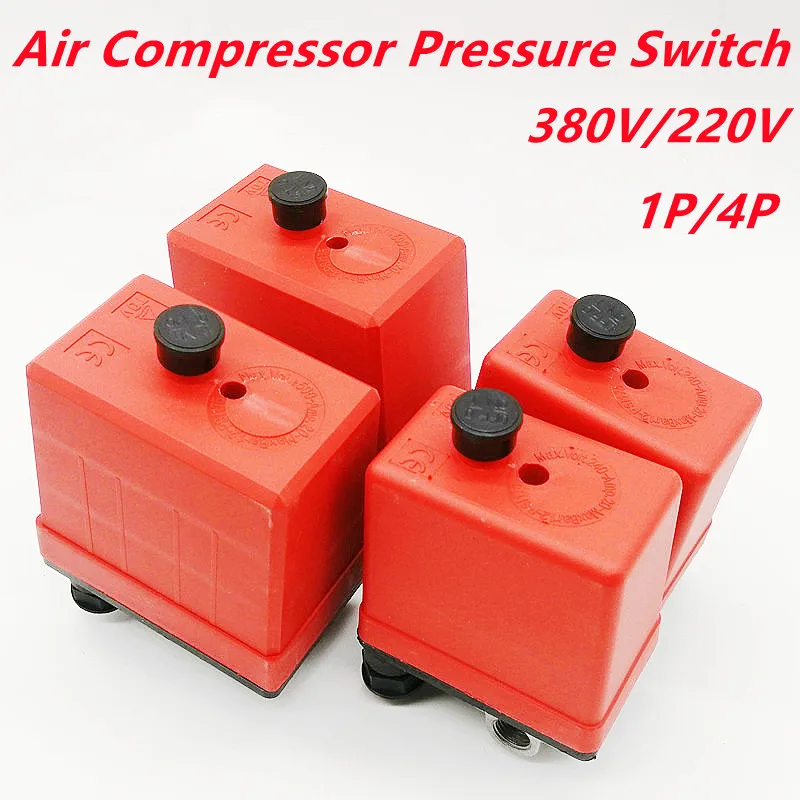 Central Pneumatic Air Compressor Pressure Switch Control Valve Replacement Parts 1P /4P 90-120 PSI 240V /380V Pressure Switch
Central Pneumatic Air Compressor Pressure Switch Control Valve Replacement Parts 1P /4P 90-120 PSI 240V /380V Pressure Switch