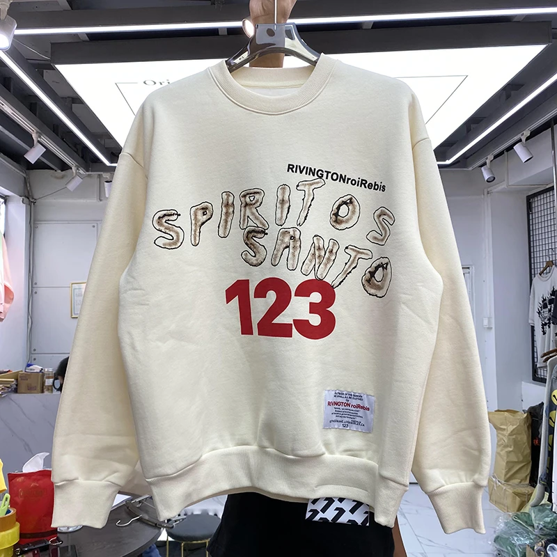 22FW hip-hop Wash Heavy Fabric RRR123 Sweatshirts Men Women Best Quality RRR 123 Oversized Crewneck Sweatshirts
22FW hip-hop Wash Heavy Fabric RRR123 Sweatshirts Men Women Best Quality RRR 123 Oversized Crewneck Sweatshirts