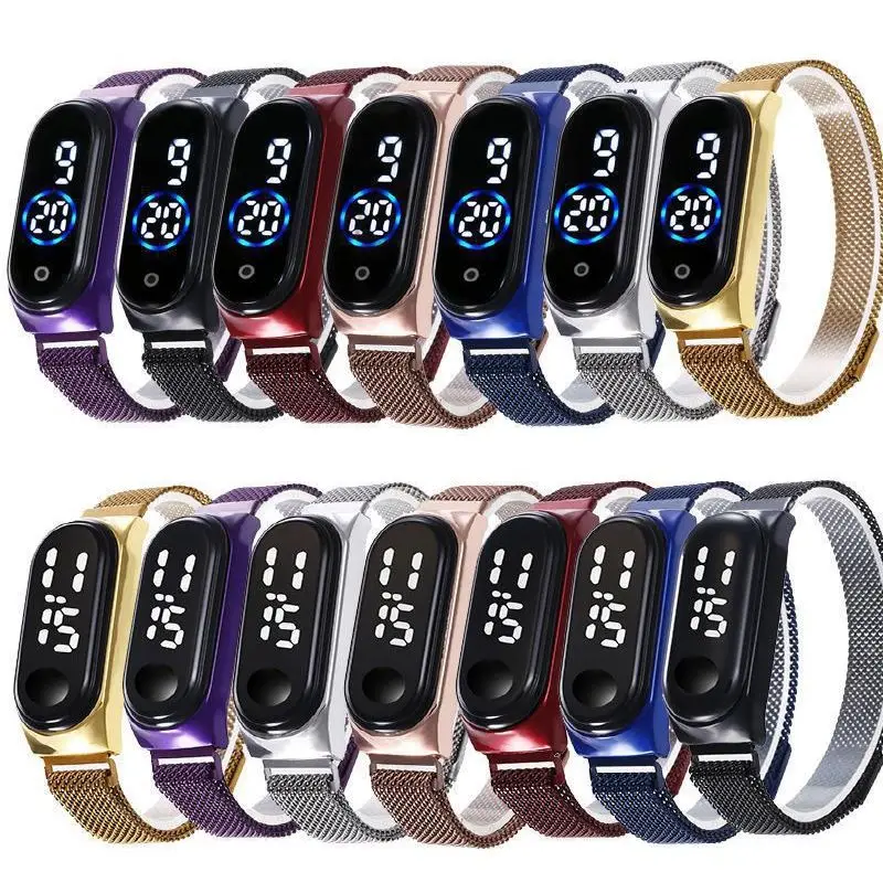 Women Sport Casual LED Watches women's Digital Clock men fashion magnet stainless steel strap WristWatches Clock couple watch
Women Sport Casual LED Watches women's Digital Clock men fashion magnet stainless steel strap WristWatches Clock couple watch