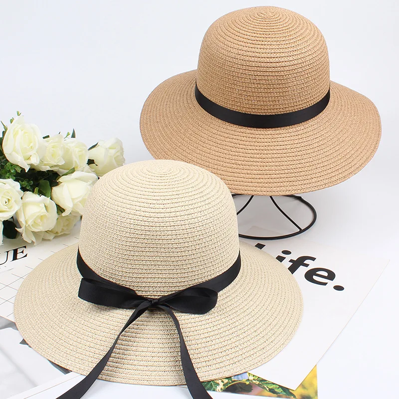 Summer ladies female Holiday beach visor cap Outdoor women casual foldable ribbon straw hat Sun hats
Summer ladies female Holiday beach visor cap Outdoor women casual foldable ribbon straw hat Sun hats
