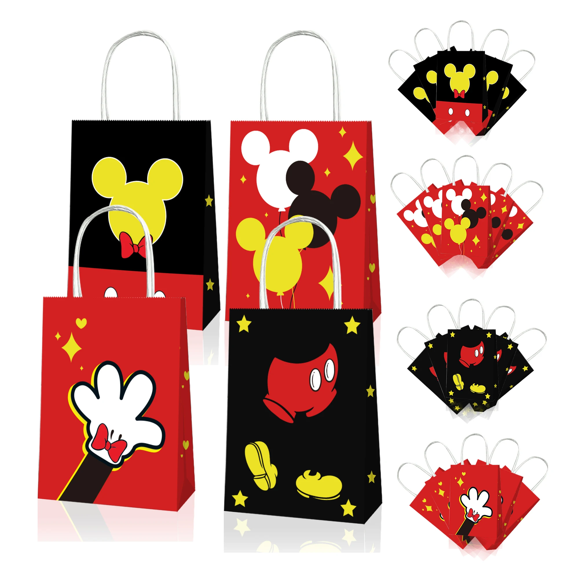 BD065 12Pcs Cartoon Mouse Movie WILD ONE Birthday Party Packing Paper Tote Gift Bags Hawaii Baby Shower Party Decorations
BD065 12Pcs Cartoon Mouse Movie WILD ONE Birthday Party Packing Paper Tote Gift Bags Hawaii Baby Shower Party Decorations