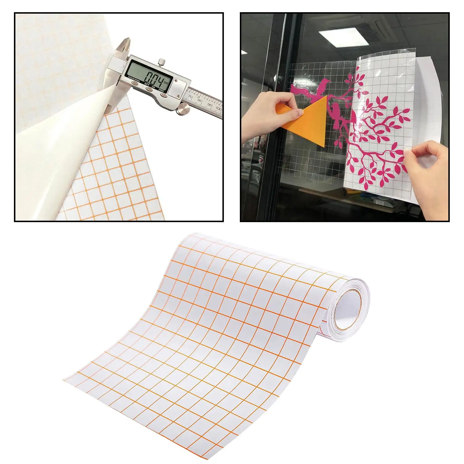12 inch x 5 Ft Vinyl Transfer Paper Tape Roll Clear Contact Paper Self Adhesive Vinyl for Signs Stickers Doors Windows DIY Set
12 inch x 5 Ft Vinyl Transfer Paper Tape Roll Clear Contact Paper Self Adhesive Vinyl for Signs Stickers Doors Windows DIY Set