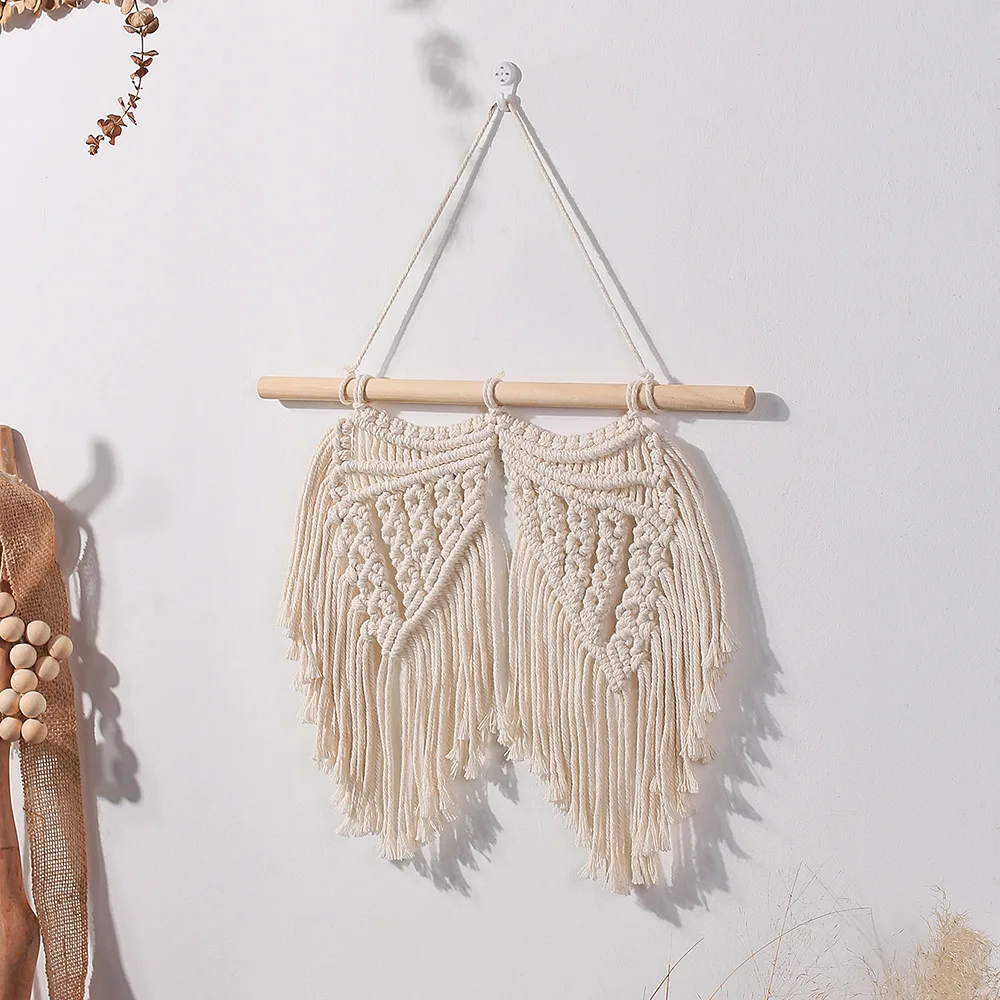 Гобелен ручной работы в скандинавском стиле с крыльями ангела, креативные домашние настенные гобелены, украшения для дома B & B
Гобелен ручной работы в скандинавском стиле с крыльями ангела, креативные домашние настенные гобелены, украшения для дома B & B