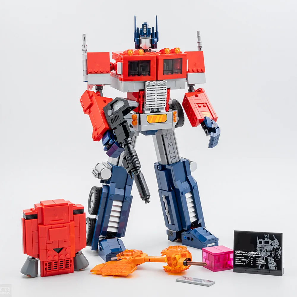 1508PCS Fit 10302 Optimus Pobot Primed Transformersed Creative Expert Building Block Bricks Toys Boys Kids Birthday Gift
1508PCS Fit 10302 Optimus Pobot Primed Transformersed Creative Expert Building Block Bricks Toys Boys Kids Birthday Gift