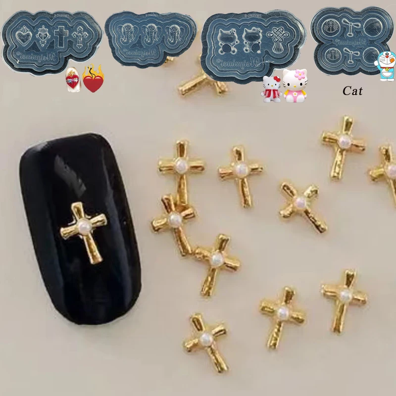 4 Style 3D Carved Silicone Mold Nail Stamping Cartoon Cat/Jesus Cross/Chinese Knot Pattern UV Gel Acrylic Crystal Nail Template
4 Style 3D Carved Silicone Mold Nail Stamping Cartoon Cat/Jesus Cross/Chinese Knot Pattern UV Gel Acrylic Crystal Nail Template