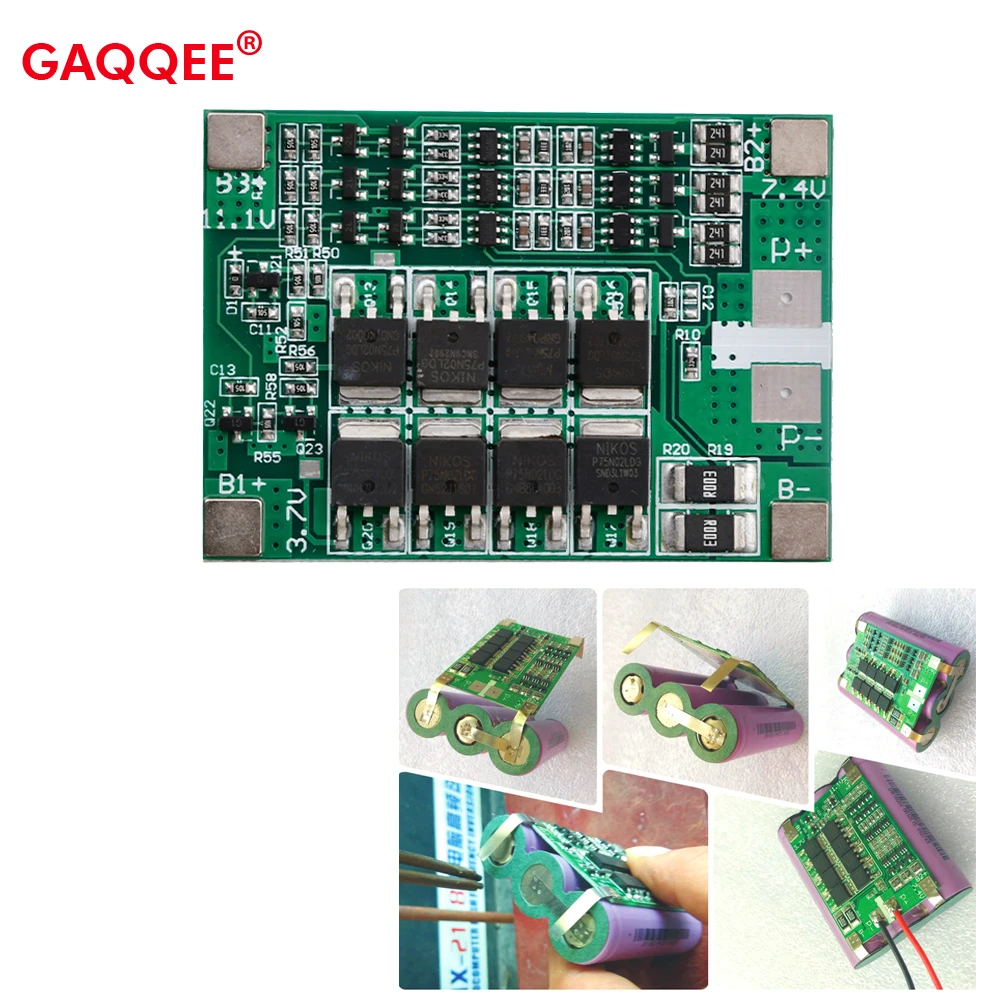 3S 12V 40A 18650 Lithium Battery Protection Board Balancer BMS Li-ion Charger Charging With Balance for Motor Vehicles Inverter
3S 12V 40A 18650 Lithium Battery Protection Board Balancer BMS Li-ion Charger Charging With Balance for Motor Vehicles Inverter