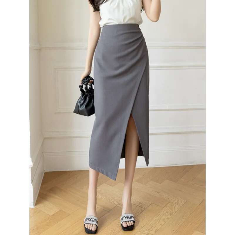High Waist Long Skirts Women New Arrival 2023 Fashion Korean Style Solid Color Basics Office Lady Elegant A-line Skirt W1339
High Waist Long Skirts Women New Arrival 2023 Fashion Korean Style Solid Color Basics Office Lady Elegant A-line Skirt W1339