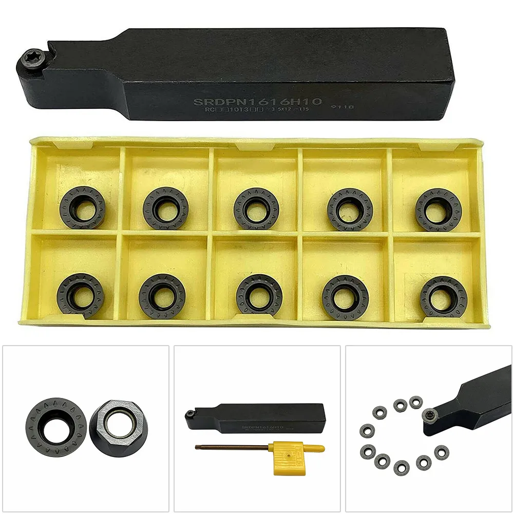 SRDPN1616H10 Turning Tool Holder RPMT10T3MO Blade For Semi-finishing And Finishing CNC Carbide Insert
SRDPN1616H10 Turning Tool Holder RPMT10T3MO Blade For Semi-finishing And Finishing CNC Carbide Insert