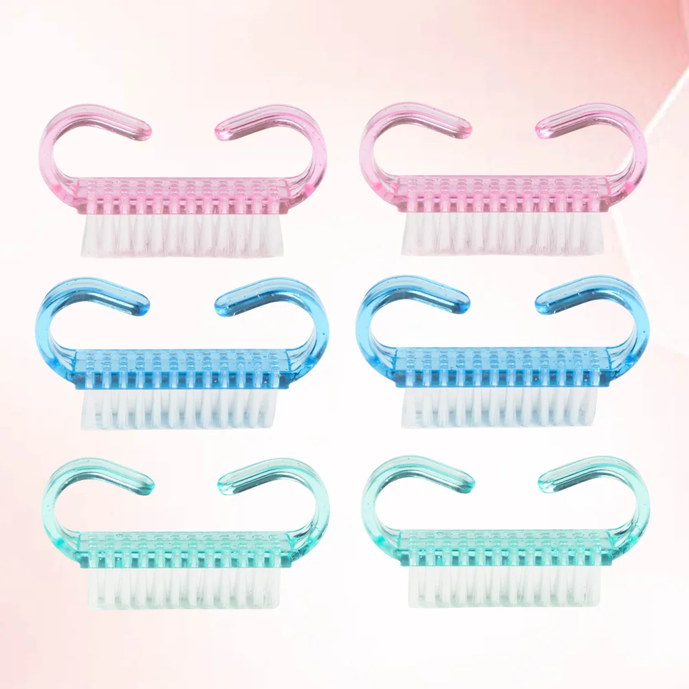 6pcs Handle Grip Nail Brush Small Fingernail Brush Cleaner Manicure Scrubbing Tools for Men (, Blue, Green )
6pcs Handle Grip Nail Brush Small Fingernail Brush Cleaner Manicure Scrubbing Tools for Men (, Blue, Green )