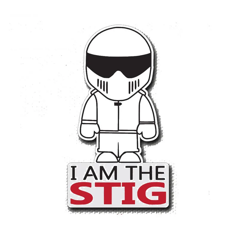 N412# Car Sticker I AM THE STIG Waterproof Vinyl Decal Car Accessories Pegatinas Para Coche DIY Car Styling
N412# Car Sticker I AM THE STIG Waterproof Vinyl Decal Car Accessories Pegatinas Para Coche DIY Car Styling