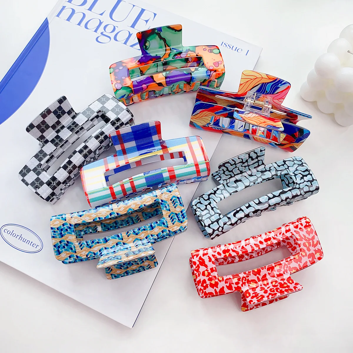 Новинка корейский винтажный персональный зажим для волос из ПВХ с принтом в виде листа модный большой 10 см Прямоугольный полая зажим для во...
Новинка корейский винтажный персональный зажим для волос из ПВХ с принтом в виде листа модный большой 10 см Прямоугольный полая зажим для во...