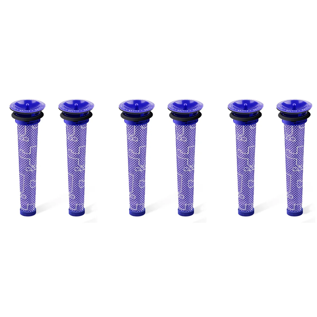6 Pack Replacement Pre Filters for Dyson Vacuum Filter for Dyson V6 V7 V8 DC59 DC58 Replaces Part 965661 01
6 Pack Replacement Pre Filters for Dyson Vacuum Filter for Dyson V6 V7 V8 DC59 DC58 Replaces Part 965661 01