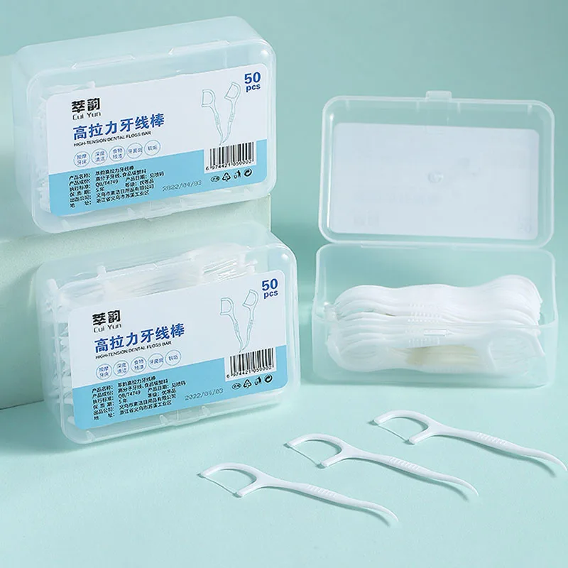 50/100Pcs Dental Floss Flosser Picks Toothpicks Teeth Stick Tooth Cleaning Interdental Brush Dental Floss Pick Oral Hygiene Care
50/100Pcs Dental Floss Flosser Picks Toothpicks Teeth Stick Tooth Cleaning Interdental Brush Dental Floss Pick Oral Hygiene Care