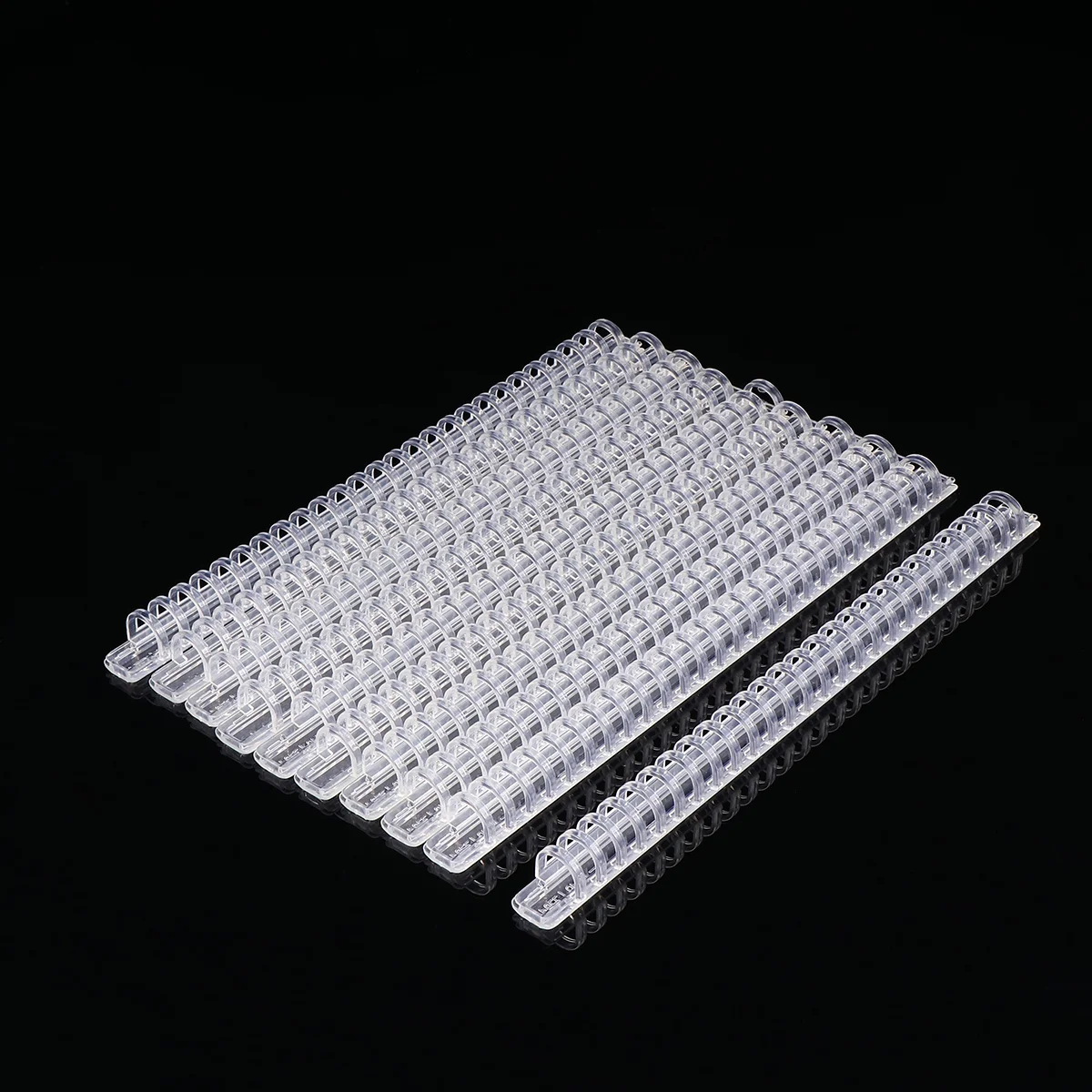 

Binding Binder Rings Loose Leaf Book Clips Combs Plastic Wire Paper Notebook B5 Comb Spines Wires Binders Spiral Hole Ring