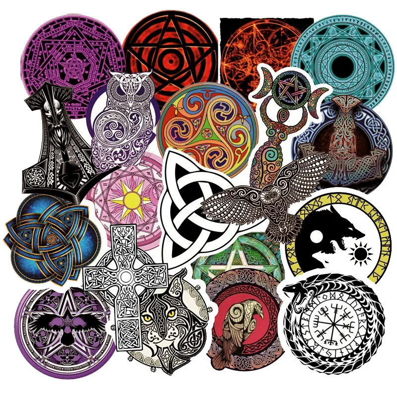 50PCS Retro Magic Array Totem Viking Graffiti Sticker Scooter Guitar Cup Trolley Case Waterproof Decoration Decal
50PCS Retro Magic Array Totem Viking Graffiti Sticker Scooter Guitar Cup Trolley Case Waterproof Decoration Decal