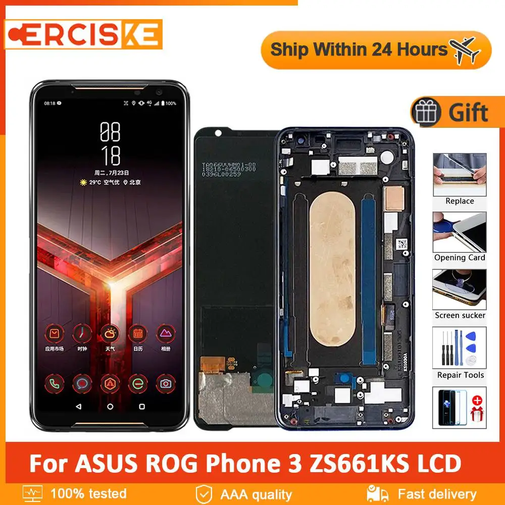 6,59 "оригинальный Amoled для Asus ROG 3 ZS661KS, ЖК-дисплей, фотопанель для ASUS ROG Phone 3 I003DD
6,59 "оригинальный Amoled для Asus ROG 3 ZS661KS, ЖК-дисплей, фотопанель для ASUS ROG Phone 3 I003DD
