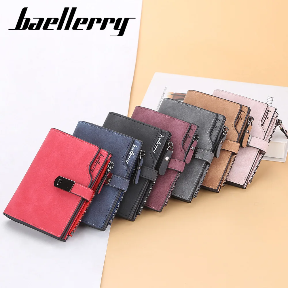 Baellerry New Women's Fashion Solid Color Short Wallet Zipper Buckle Multifunctional Coin Purse Mobile Phone Bag Easy To Carry
Baellerry New Women's Fashion Solid Color Short Wallet Zipper Buckle Multifunctional Coin Purse Mobile Phone Bag Easy To Carry