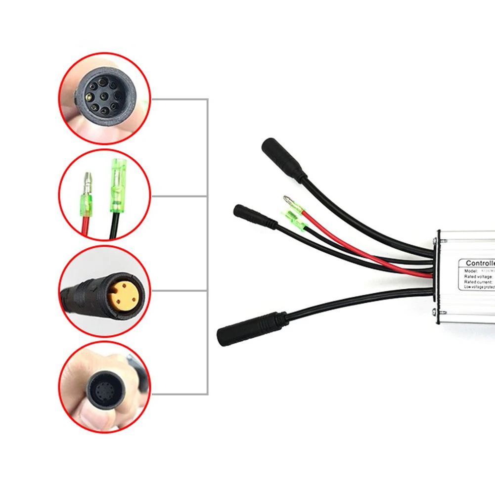 High Quality Waterproof E Bike Controller KT 25A W/ Lightline for 750W Brushless Motor Rated Voltage DC36V/48V
High Quality Waterproof E Bike Controller KT 25A W/ Lightline for 750W Brushless Motor Rated Voltage DC36V/48V