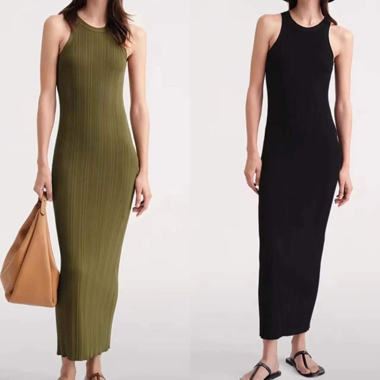 Totem* 2023 Summer New Fashion Women New round neck threaded vest dress slim Casual Elastic knit long Slip dress
Totem* 2023 Summer New Fashion Women New round neck threaded vest dress slim Casual Elastic knit long Slip dress