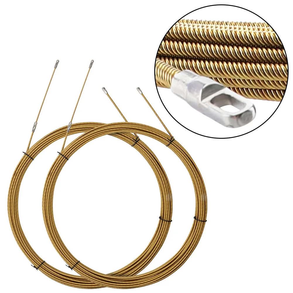 Electric Cable Threader 5m Cable Puller Tool Pulling Rods Through Wall Conduit Wire Fiberglass Fish Tape 5MM Guide Device
Electric Cable Threader 5m Cable Puller Tool Pulling Rods Through Wall Conduit Wire Fiberglass Fish Tape 5MM Guide Device