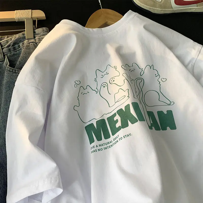 Short sleeved t-shirt men ins trend 2023 loose half sleeved Hong Kong style design sense niche five quarter sleeve top summer
Short sleeved t-shirt men ins trend 2023 loose half sleeved Hong Kong style design sense niche five quarter sleeve top summer
