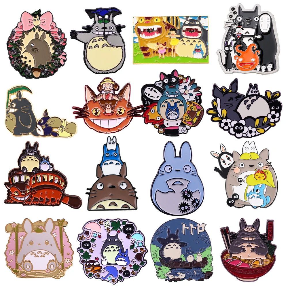 Japanese Totoro Anime Pins for Backpacks Enamel Pin Cute Pines Brooch Lapel Badges Fashion Jewelry Accessories
Japanese Totoro Anime Pins for Backpacks Enamel Pin Cute Pines Brooch Lapel Badges Fashion Jewelry Accessories