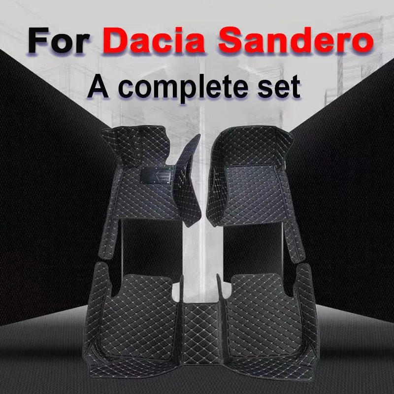 

Автомобильные коврики для Dacia Sandero III DJF 2020 2021 2022, пылезащитные автомобильные коврики, автомобильные аксессуары, комплект интерьера