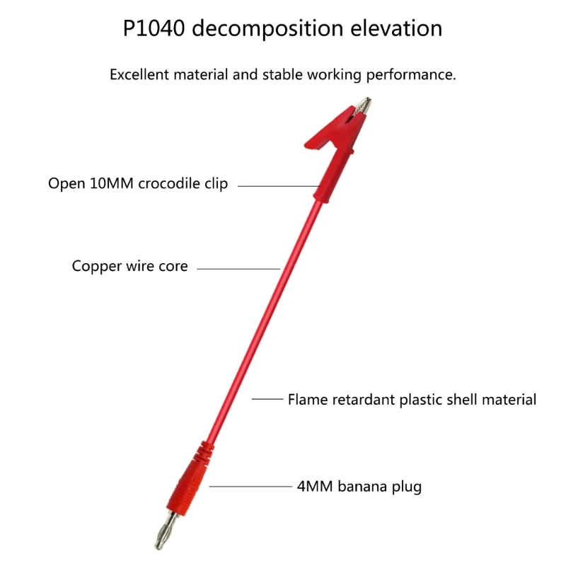 Multi-meter-Test Leads Cable Line Wire 4mm Banana Plug Electrical Connector Tool M89B
Multi-meter-Test Leads Cable Line Wire 4mm Banana Plug Electrical Connector Tool M89B