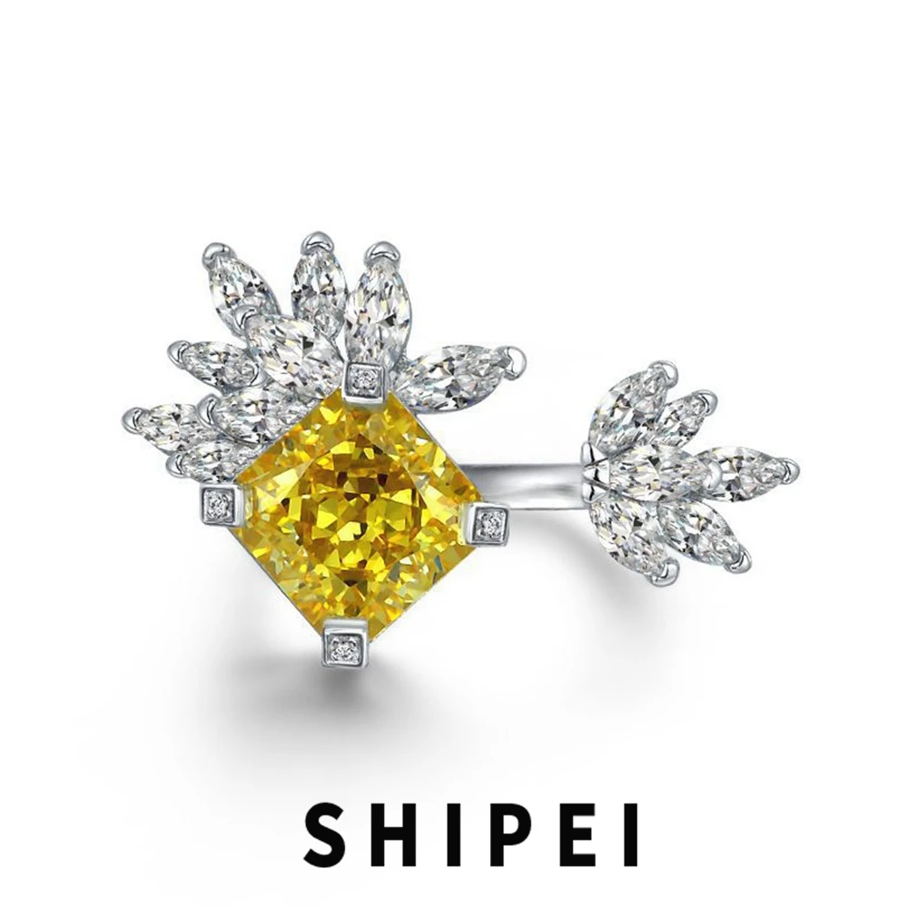 Женское Драгоценное кольцо SHIPEI, открытое свадебное Ювелирное Украшение из серебра 925 пробы, 5 карат, цитрин, драгоценные камни
Женское Драгоценное кольцо SHIPEI, открытое свадебное Ювелирное Украшение из серебра 925 пробы, 5 карат, цитрин, драгоценные камни