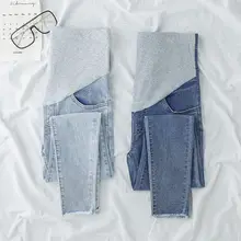 Sky Blue Maternity Pants Pregnancy Clothes Denim Jeans Leggings for Pregnant Women Clothes Nursing Trousers Capris M-2XL