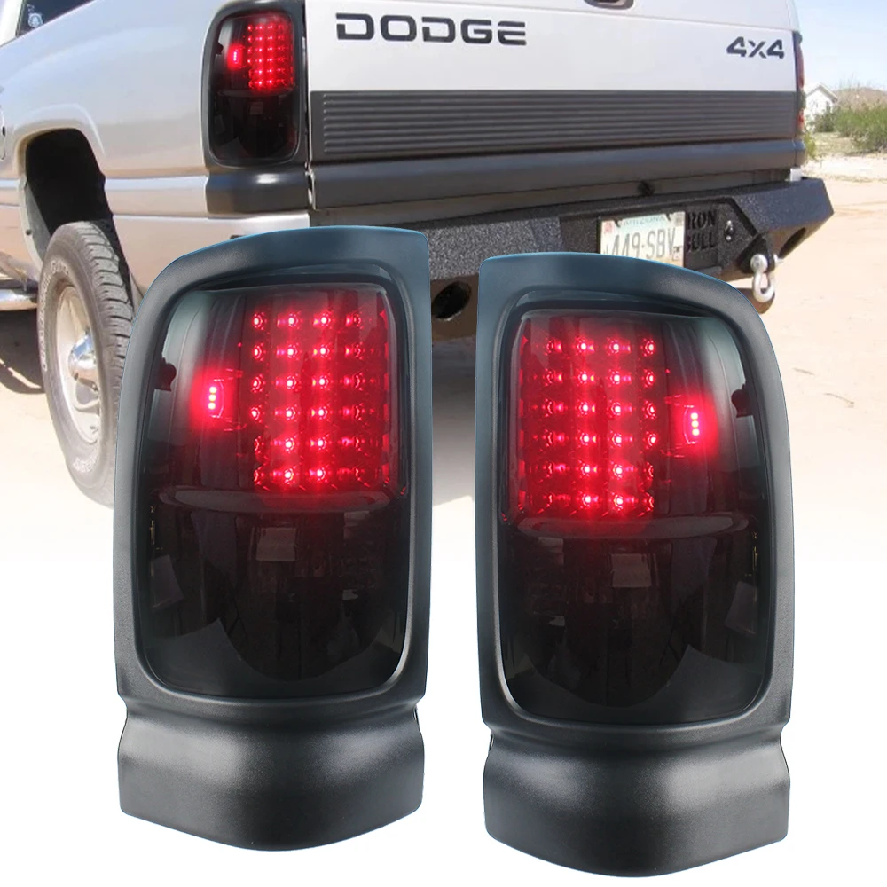 Atubeix Black LED Tail Lights Lamps Left + Right 94-01 Ram 1500 94-02 Ram 2500 3500 Pickup
Atubeix Black LED Tail Lights Lamps Left + Right 94-01 Ram 1500 94-02 Ram 2500 3500 Pickup