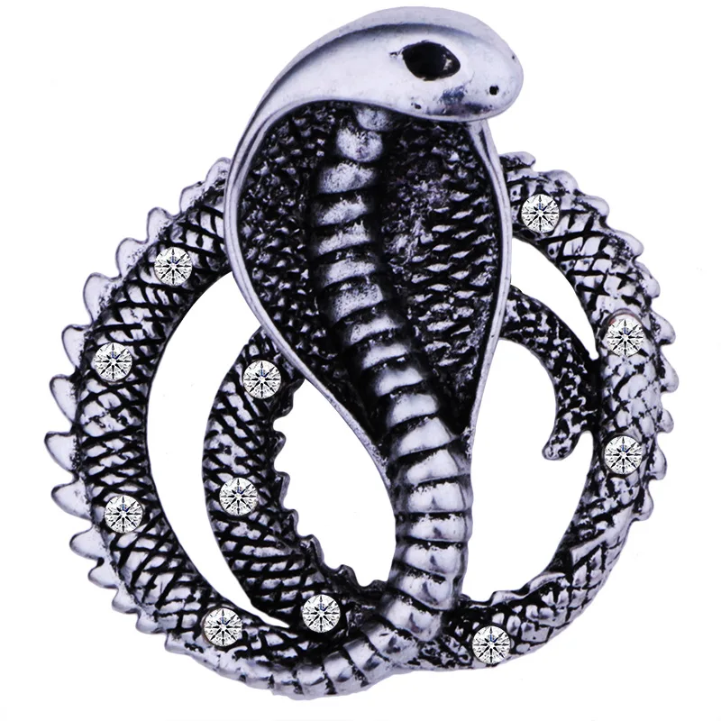 Fashionable Badge: Dominant Man's Personality Lapel Pin with Snake Design and Diamond-Embedded Cartoon Brooch Badge
Fashionable Badge: Dominant Man's Personality Lapel Pin with Snake Design and Diamond-Embedded Cartoon Brooch Badge