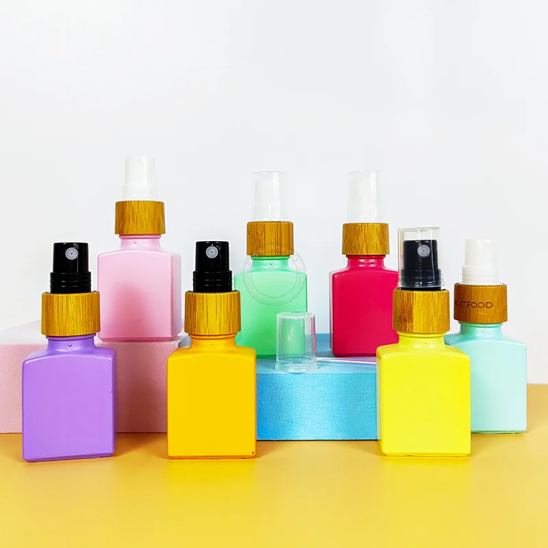 100Pcs 1oz Empty Colorful Flat Square Glass Perfume Liquid Spray Sub-Bottle Lotion Pump Bottles Travel Portable Cosmetic Packagi
100Pcs 1oz Empty Colorful Flat Square Glass Perfume Liquid Spray Sub-Bottle Lotion Pump Bottles Travel Portable Cosmetic Packagi