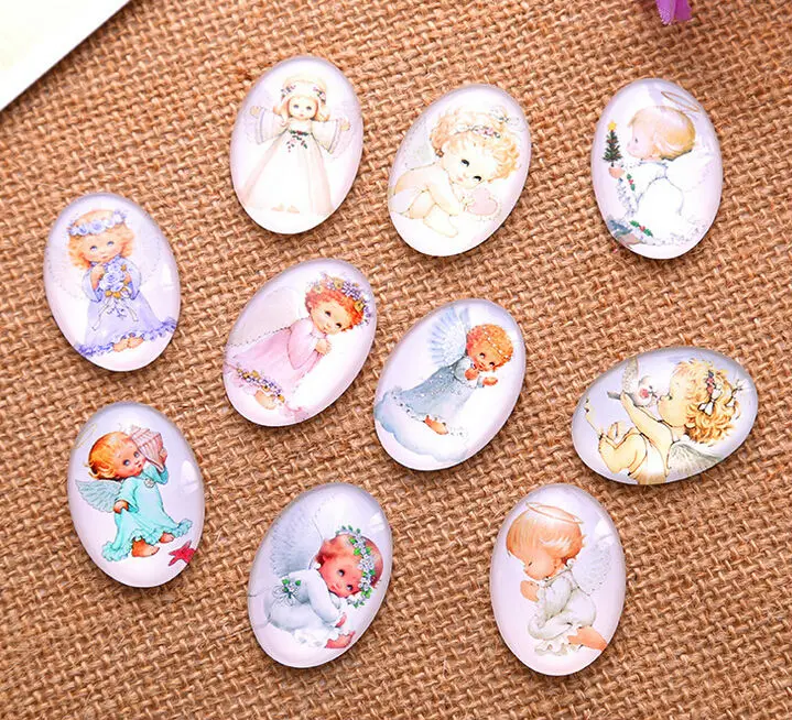 13*18/18*25/30*40mm little Angel baby pattern ellipse Handmade Photo Glass Cabochons & Glass Dome Cover Pendant Cameo Settings
13*18/18*25/30*40mm little Angel baby pattern ellipse Handmade Photo Glass Cabochons & Glass Dome Cover Pendant Cameo Settings